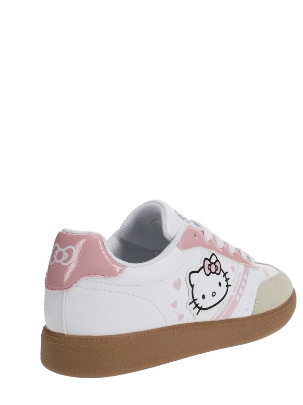 Hello Kitty White Pink & Tan Casual Sneakers - Picture 2 of 6